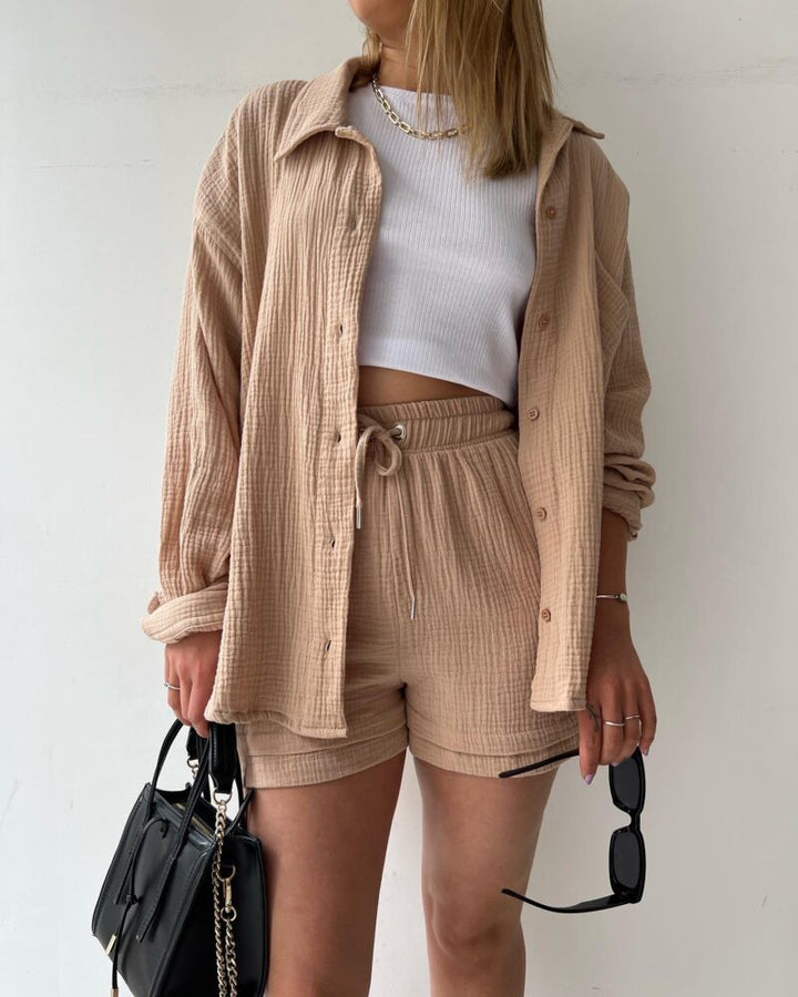 Amelie™ - Lässiges Baumwoll-Loungewear-Set