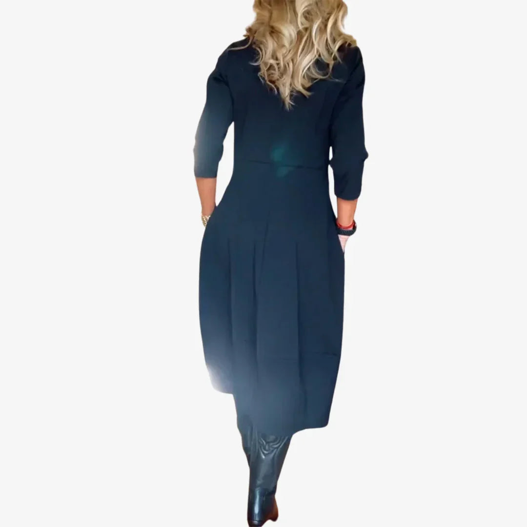 Mohnblume | Lässiges Eleganzkleid