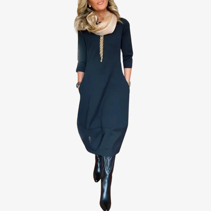 Mohnblume | Lässiges Eleganzkleid