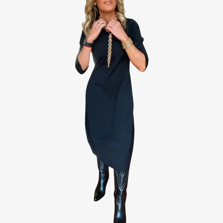 Mohnblume | Lässiges Eleganzkleid