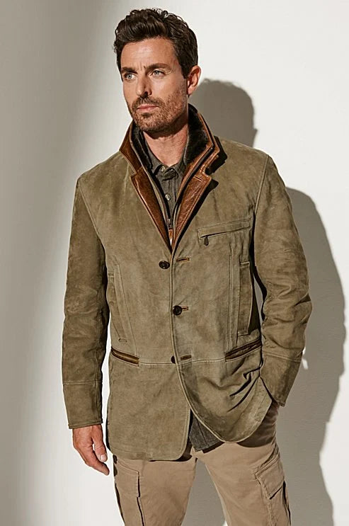 Lucas™ - Vintage-Frühlingsjacke für Männer