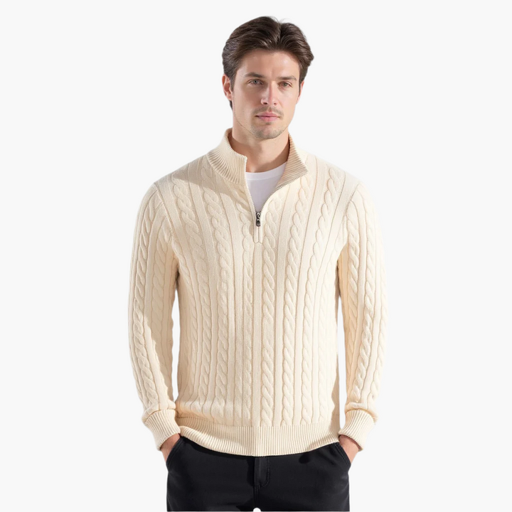 Giuseppe™ - Luxe Strickpullover mit Reißverschluss
