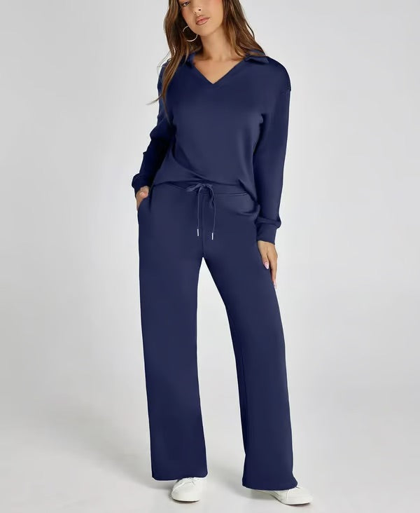 Carly™ - Elegantes Schlaghosen-Set mit hoher Taille