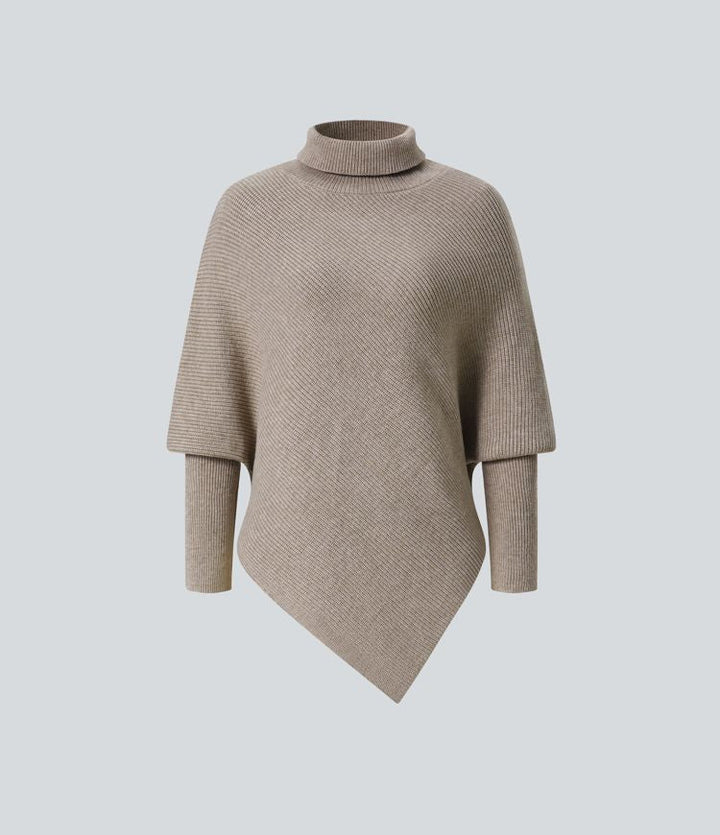 Amaya™ – Asymmetrischer Rollkragenpullover