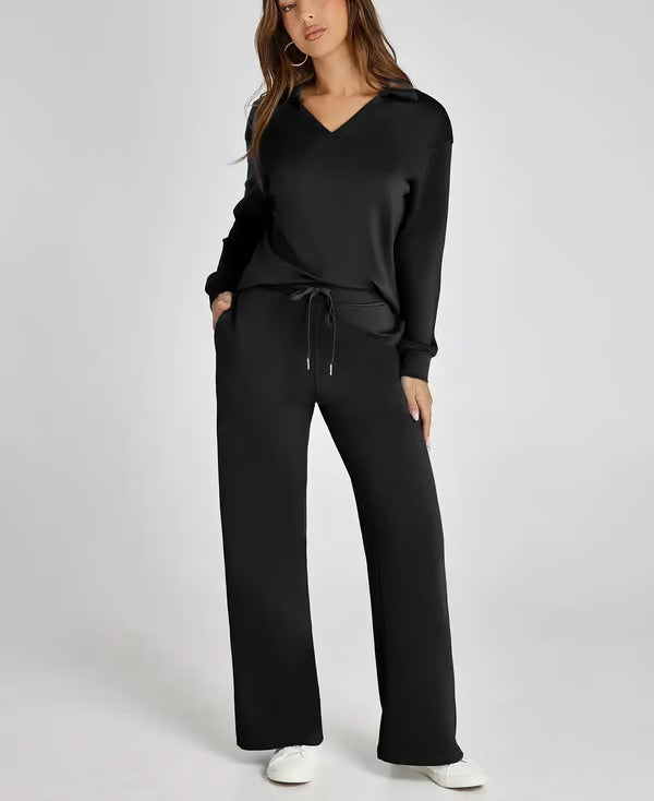 Carly™ - Elegantes Schlaghosen-Set mit hoher Taille