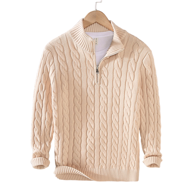 Giuseppe™ - Luxe Strickpullover mit Reißverschluss