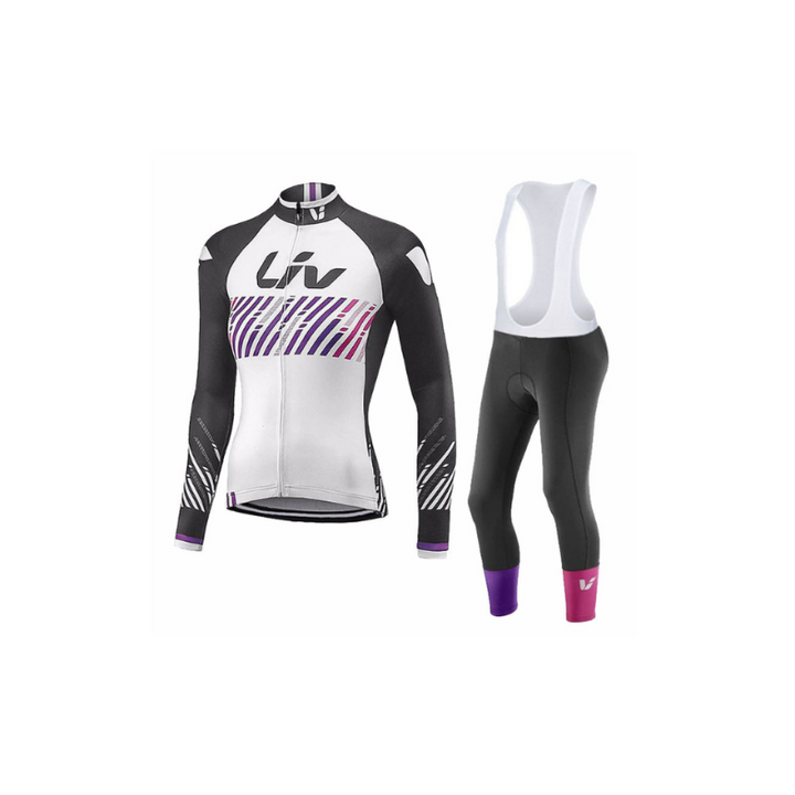 LIV V2 – PRO Damen Winter-Radsport-Set mit Trägerhosen
