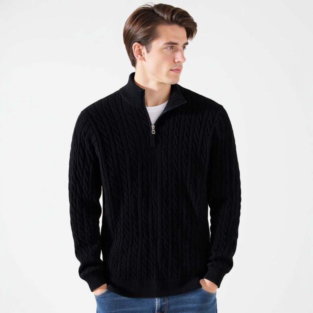 Giuseppe™ - Luxe Strickpullover mit Reißverschluss