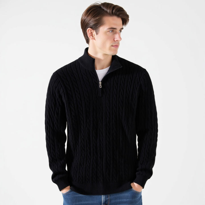 Giuseppe™ - Luxe Strickpullover mit Reißverschluss