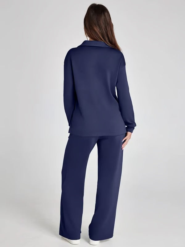 Carly™ - Elegantes Schlaghosen-Set mit hoher Taille