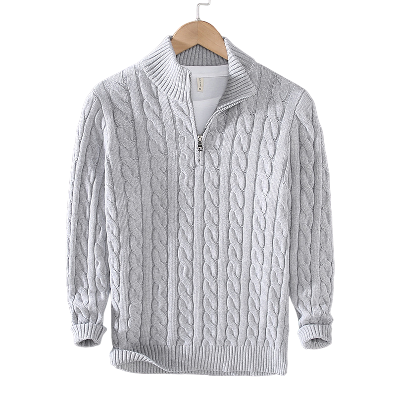 Giuseppe™ - Luxe Strickpullover mit Reißverschluss