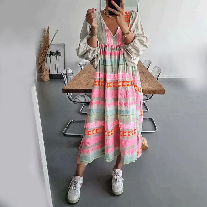 Amelia™ - Bequeme Boho-Kleid