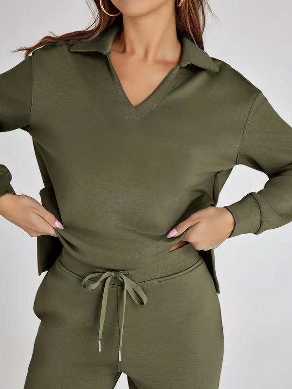 Carly™ - Elegantes Schlaghosen-Set mit hoher Taille