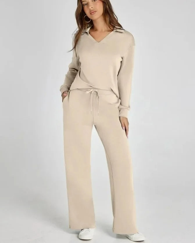 Carly™ - Elegantes Schlaghosen-Set mit hoher Taille