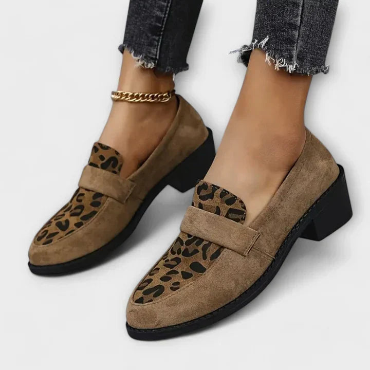 Karla - Elegante Schuhe für Frauen mit Leopardenmuster