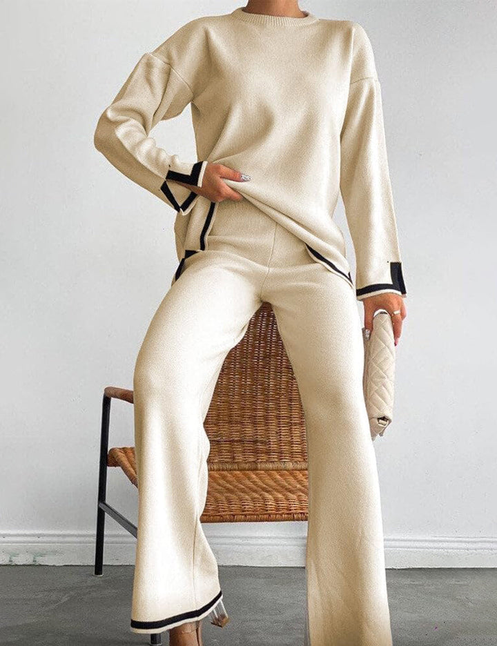 Ella™ Classy Elastic gestricktes Lounge-Set