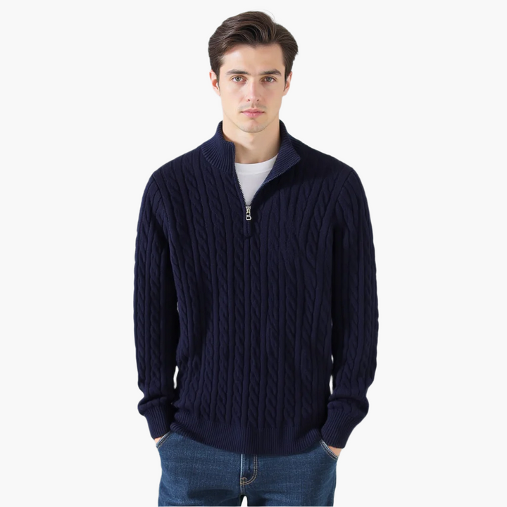 Giuseppe™ - Luxe Strickpullover mit Reißverschluss