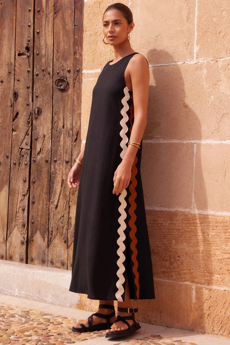 Lizz™ - Geschnittenes ärmelloses Kleid