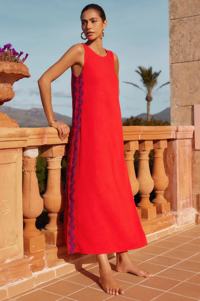 Lizz™ - Geschnittenes ärmelloses Kleid