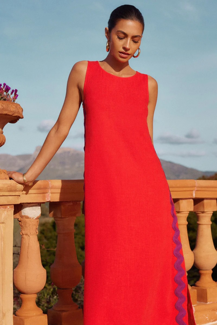 Lizz™ - Geschnittenes ärmelloses Kleid