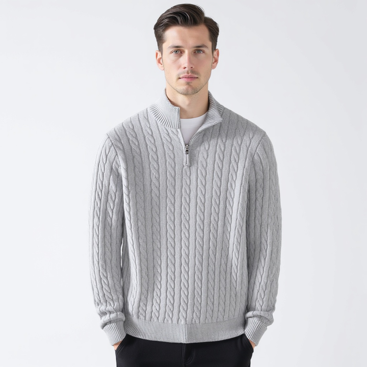 Giuseppe™ - Luxe Strickpullover mit Reißverschluss