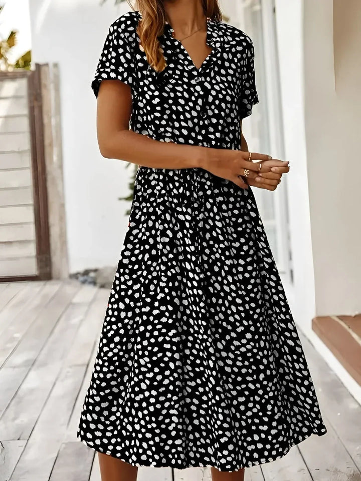 Benthe™ | V-Ausschnitt Kleid