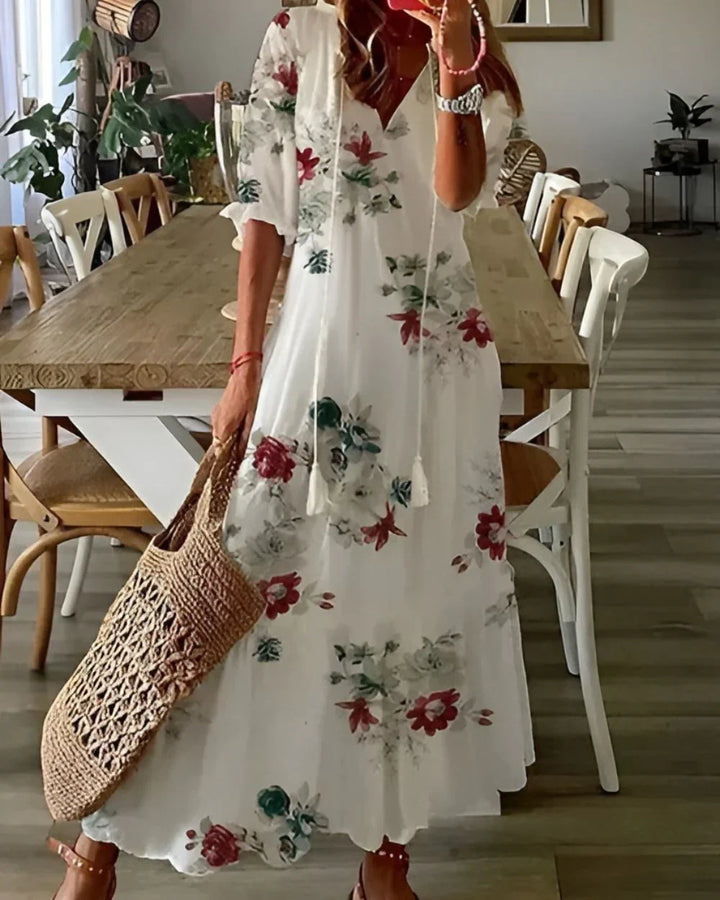 Celina™ | Boho Bauchbedeckendes Kleid