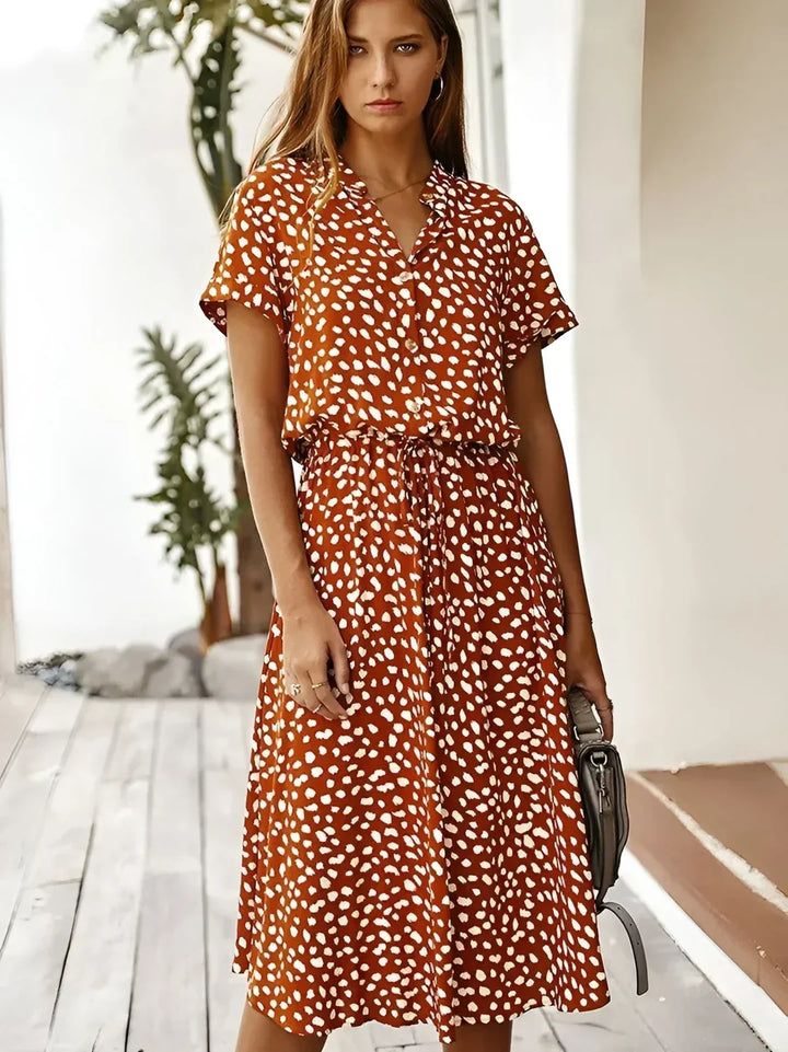 Benthe™ | V-Ausschnitt Kleid