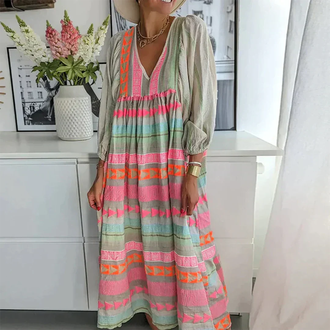 Amelia™ - Bequeme Boho-Kleid