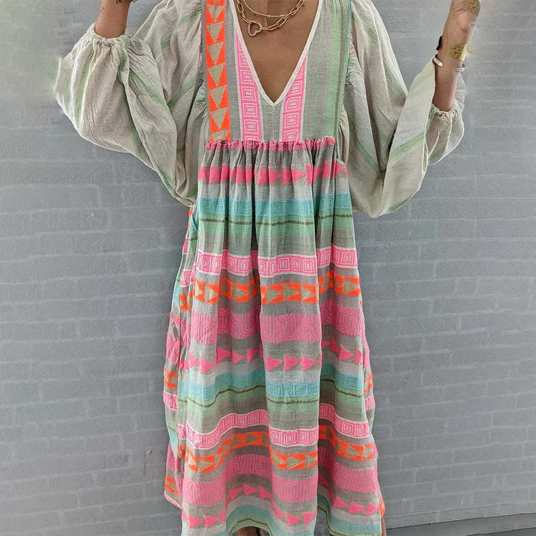 Amelia™ - Bequeme Boho-Kleid