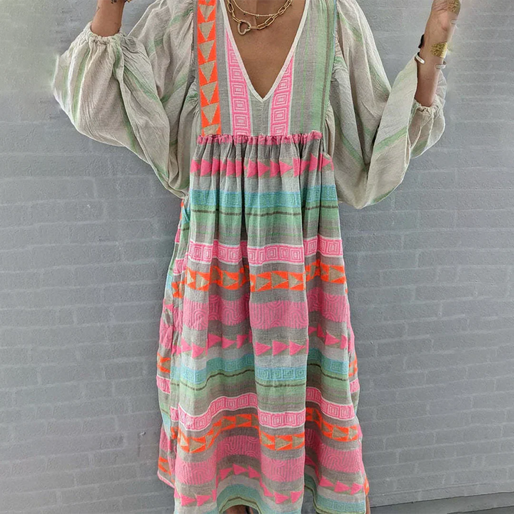 Amelia™ - Bequeme Boho-Kleid