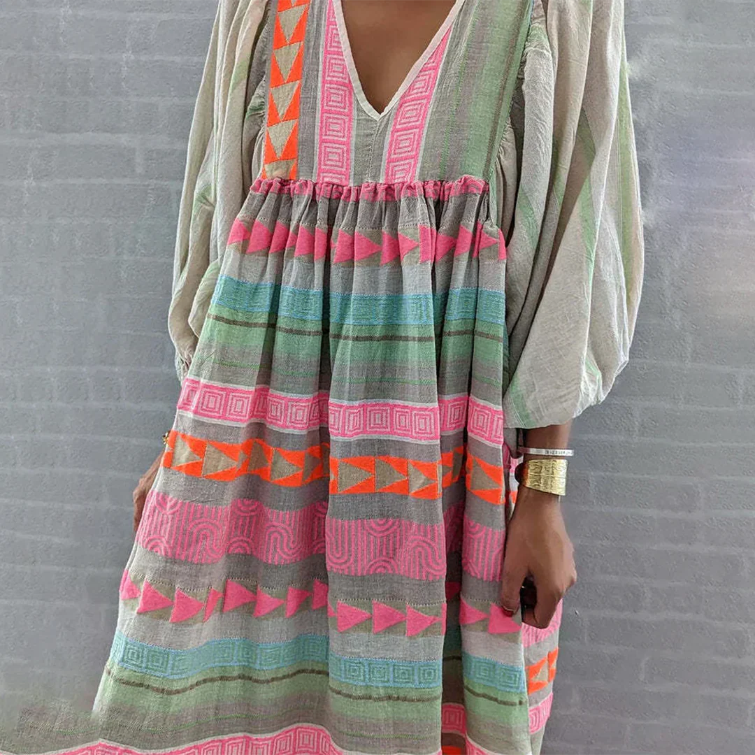 Amelia™ - Bequeme Boho-Kleid