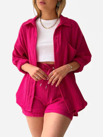 Amelie™ - Lässiges Baumwoll-Loungewear-Set
