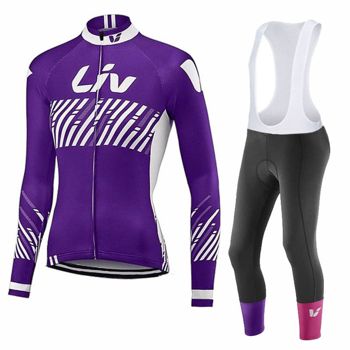 LIV V2 – PRO Damen Winter-Radsport-Set mit Trägerhosen