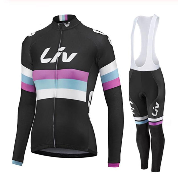 LIV V2 – PRO Damen Winter-Radsport-Set mit Trägerhosen