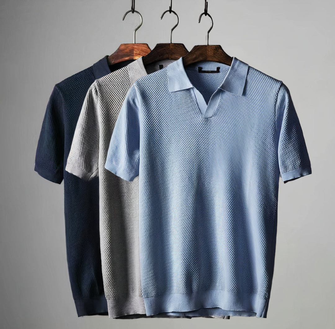 Moritz™ - Lässige gestrickte Poloshirts