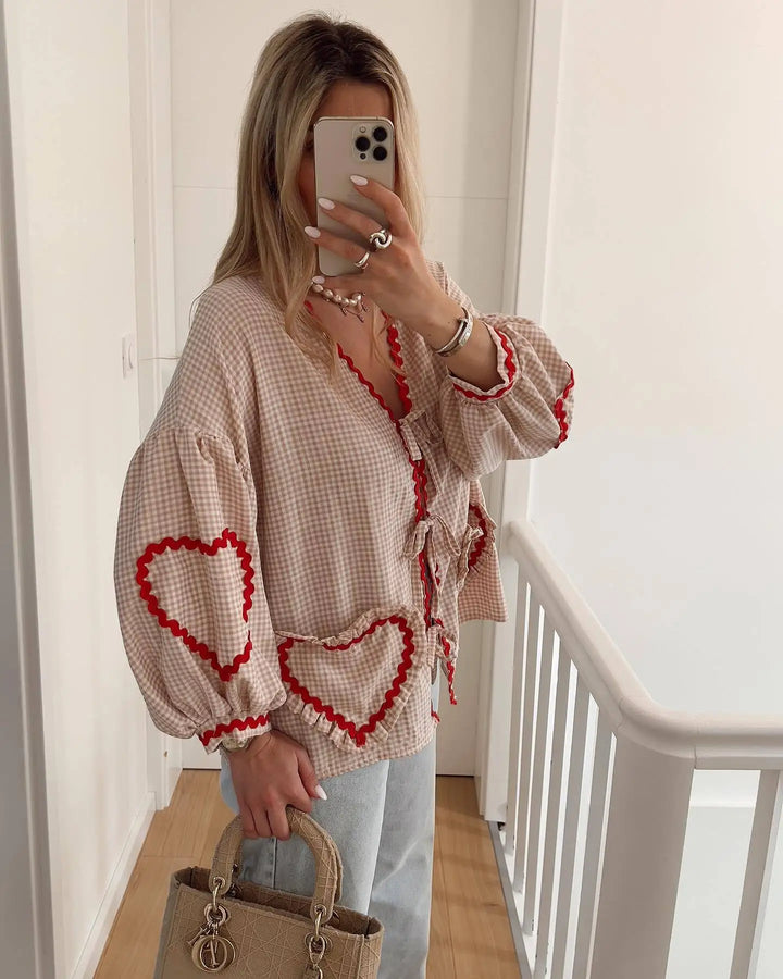 Giulia™ - Elegante bestickte Oberteile