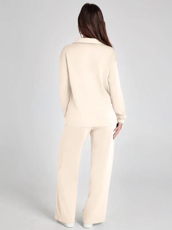 Carly™ - Elegantes Schlaghosen-Set mit hoher Taille