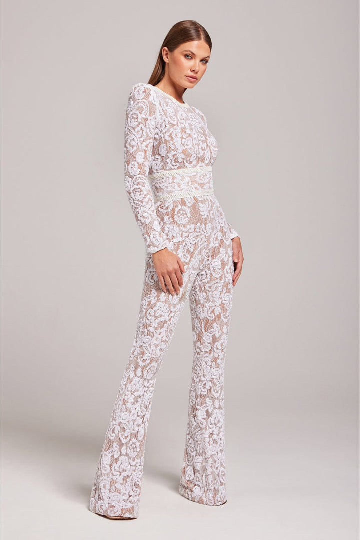 Féline™ - Eleganter Spitzen-Jumpsuit