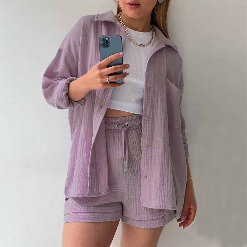 Amelie™ - Lässiges Baumwoll-Loungewear-Set