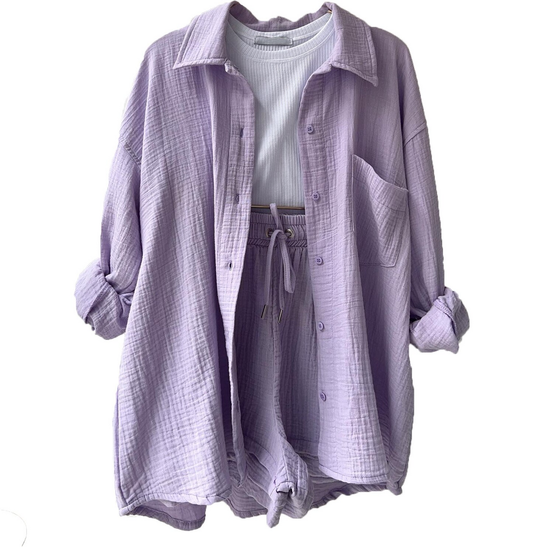 Amelie™ - Lässiges Baumwoll-Loungewear-Set
