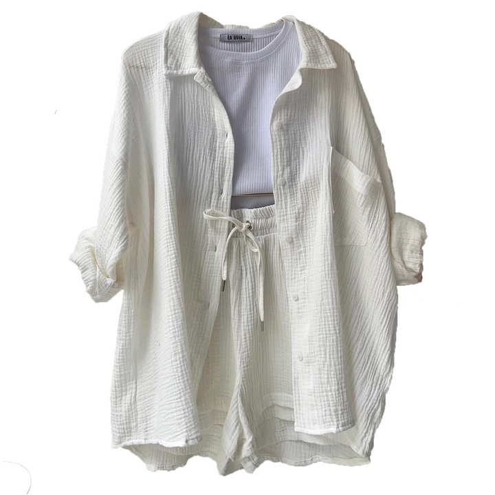 Amelie™ - Lässiges Baumwoll-Loungewear-Set