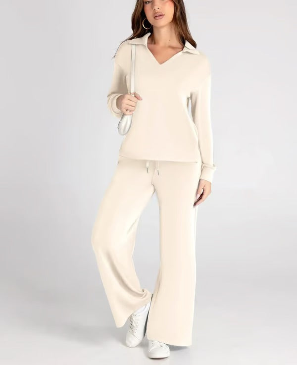 Carly™ - Elegantes Schlaghosen-Set mit hoher Taille