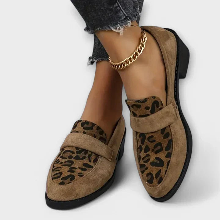 Karla - Elegante Schuhe für Frauen mit Leopardenmuster