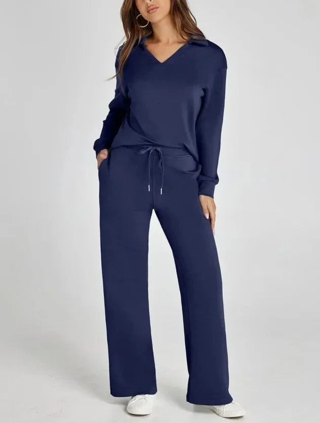 Carly™ - Elegantes Schlaghosen-Set mit hoher Taille
