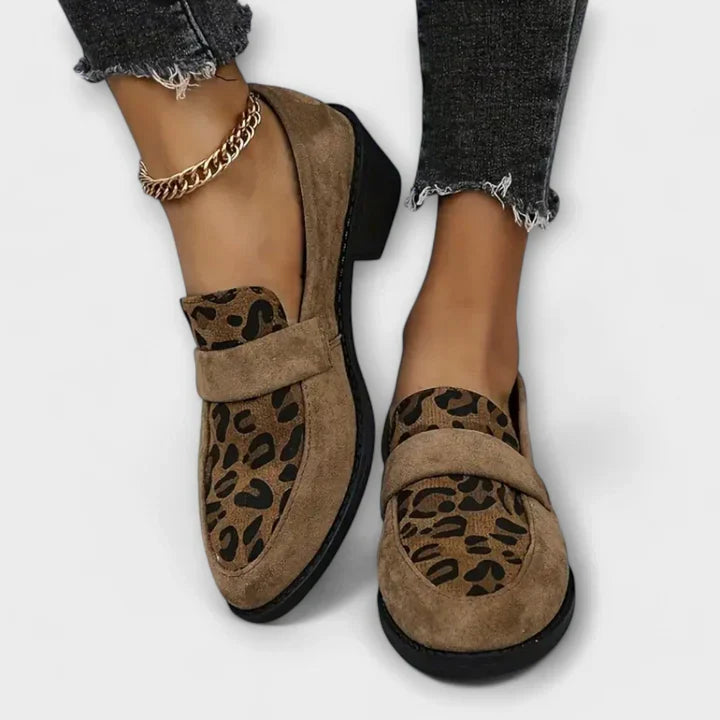 Karla - Elegante Schuhe für Frauen mit Leopardenmuster
