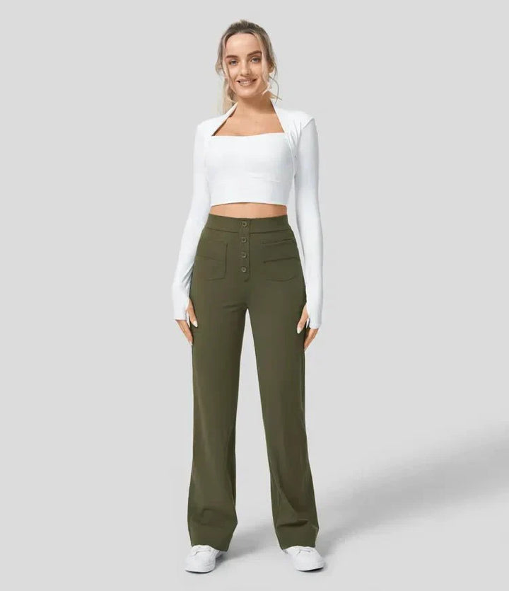 Annelise™ - Elastische Hose mit hoher Taille