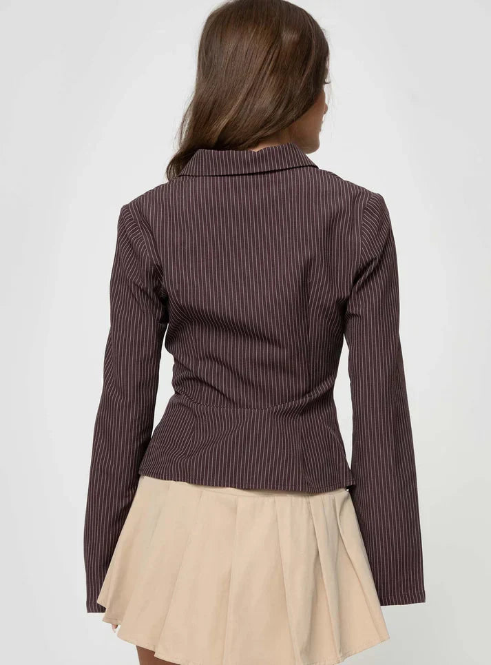 Veronica™ – Retro-Stil-Oberteil mit Knopfleiste