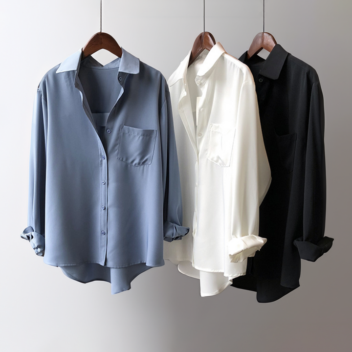 Frieda™ - Elegante Vintage lose Bluse
